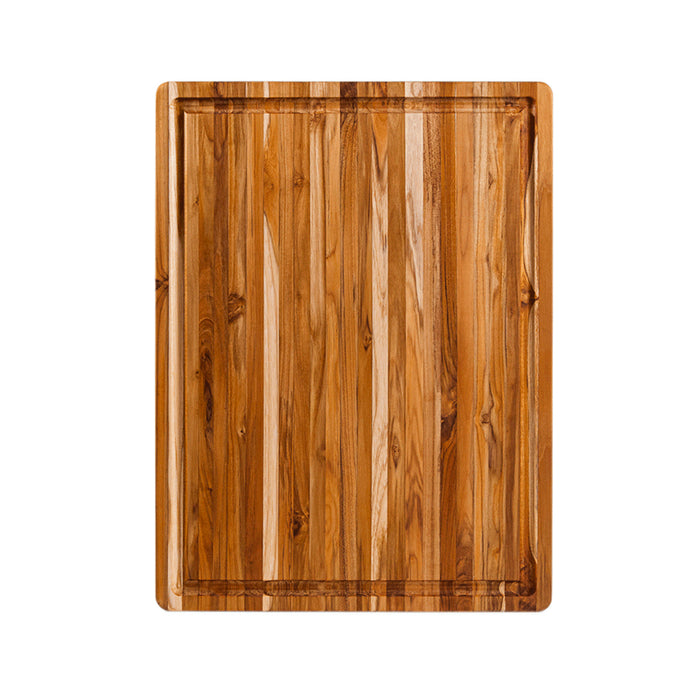 Teakhaus Traditional Edge Grain Collection Professional Carving Board with Juice Canal
