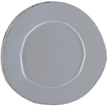 Vietri Lastra Gray Dinner Plate