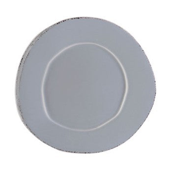 Vietri Lastra Gray Salad Plate