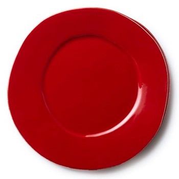 Vietri Lastra Red Dinner Plate