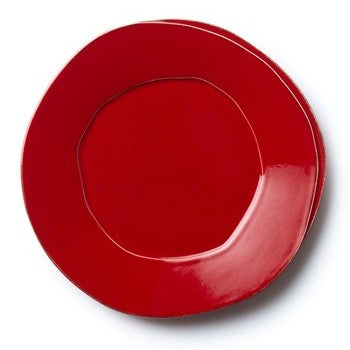 Vietri Lastra Red European Dinner Plate