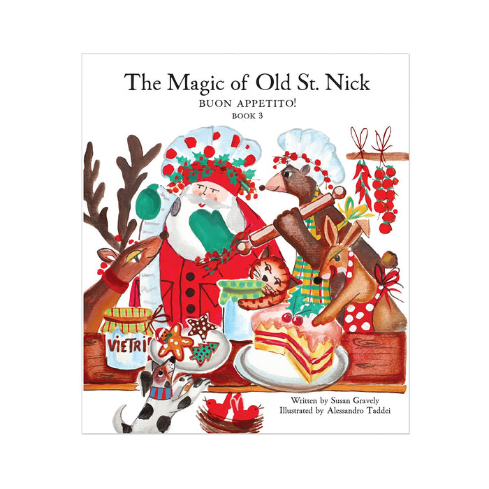 Vietri Old St. Nick The Magic of Old St. Nick: Buon Appetito! Children's Book