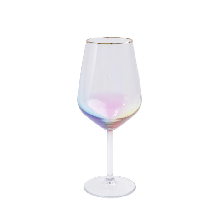 Viva By Vietri Rainbow Wine Glass