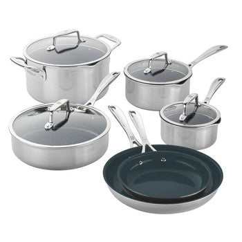 Ceramic Frying Pan Cookware Set Pot and Non Stick Cooking Pan Set