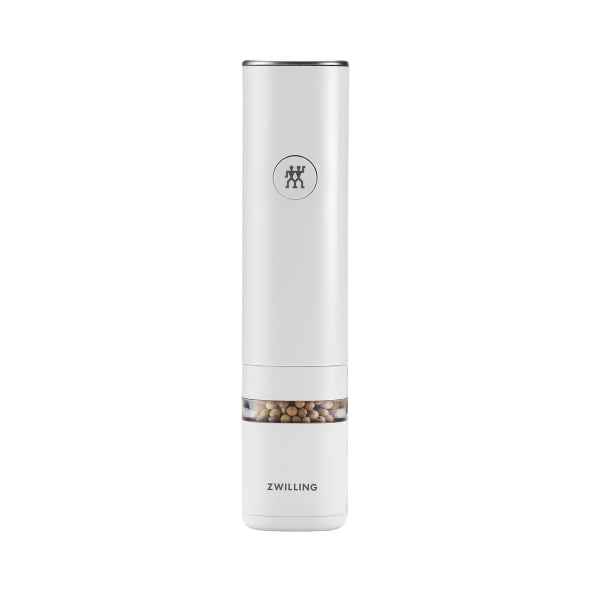 ZWILLING Enfinigy Rechargeable Electric Salt/Pepper Mill in White — Las