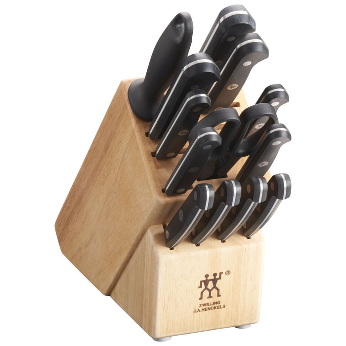 ZWILLING Gourmet Stamped 14 Pc Knife Block Set