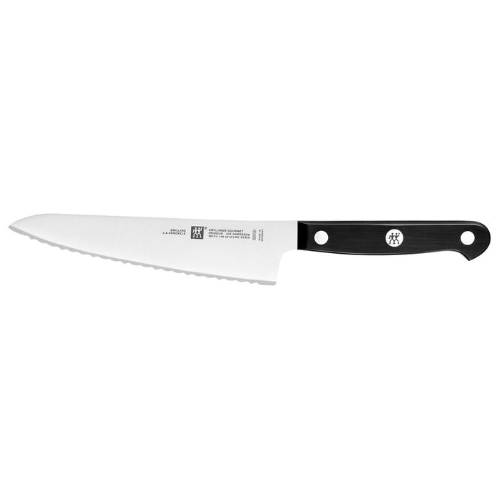ZWILLING Gourmet Stamped 5.5" Serrated Prep Knife